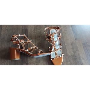 Valentino Rockstud 65mm Block heel sandals